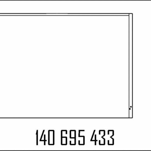 140695433 - FRONT./REAR PANEL.1 COLOUR.POWDER.HYDRAULIC MOD.CUTOUT IN M.1+4 S MPD